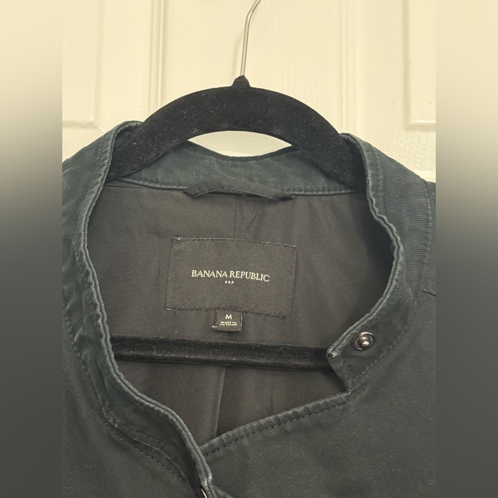 Banana Republic Women’s Moto Black Lightweight Jacket - Picture 3 of 4